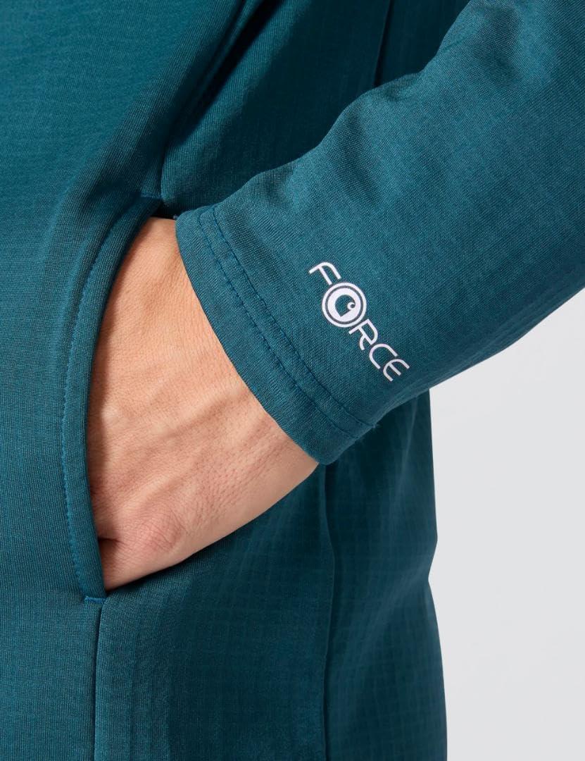 imageCarhartt Mens Force Relaxed Fit FullZip LongSleeve Hooded TShirtGreenstone