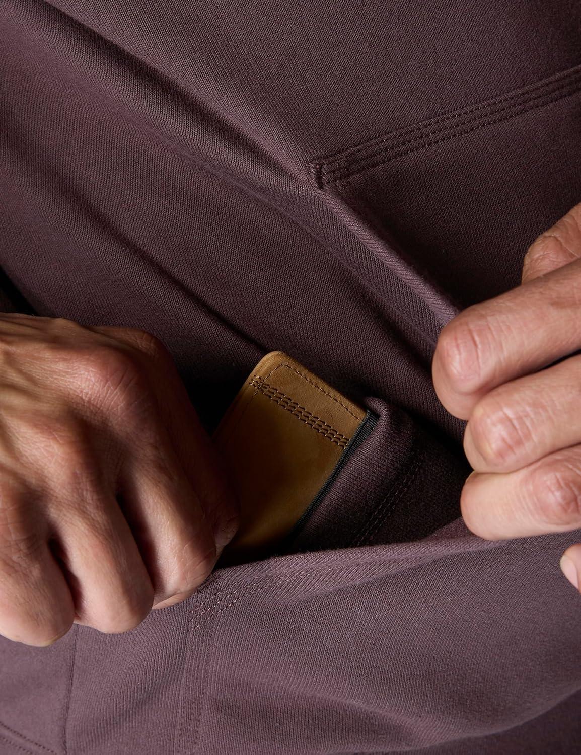 imageCarhartt Mens Rain Defender Loose Fit Midweight Logo Graphic SweatshirtDark Sepia