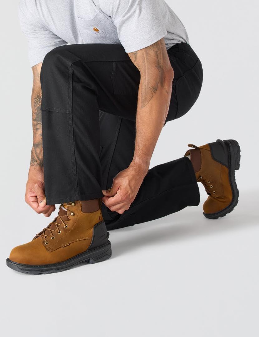 imageCarhartt Mens Relaxed Straight Rugged Flex Duck DoubleFront DungareeBlack