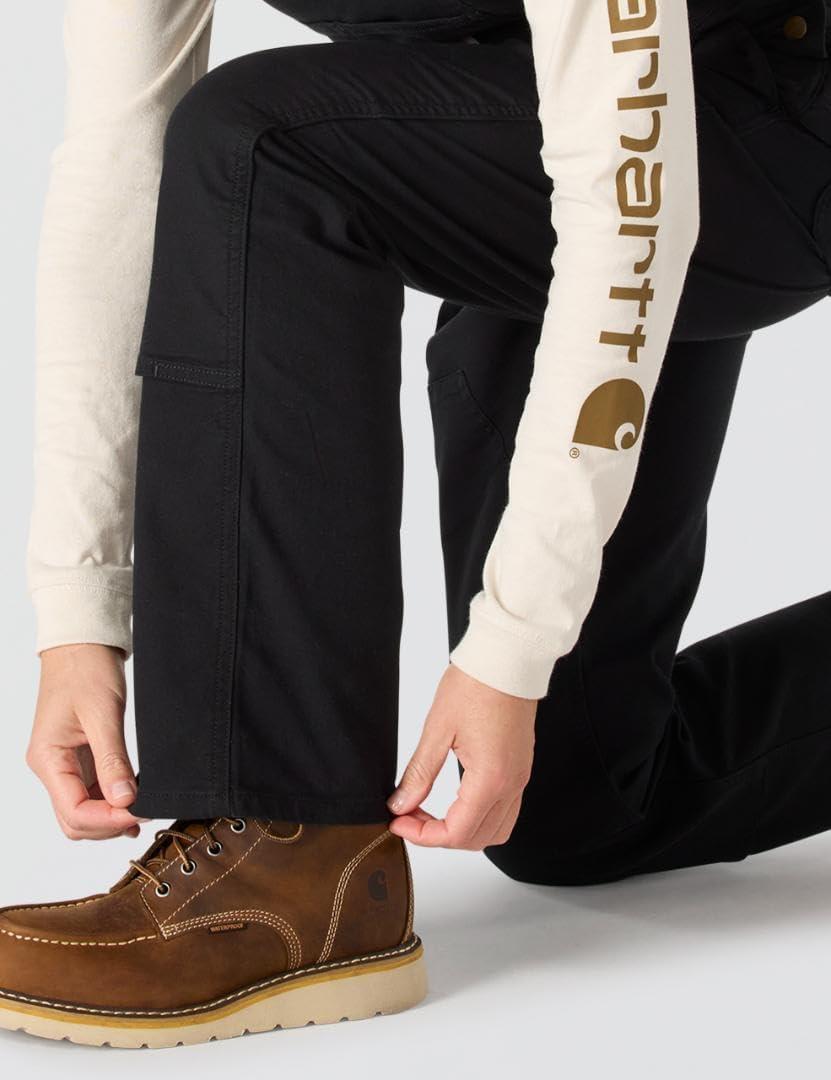 imageCarhartt Womens Crawford Double Front Bib OverallsBlack