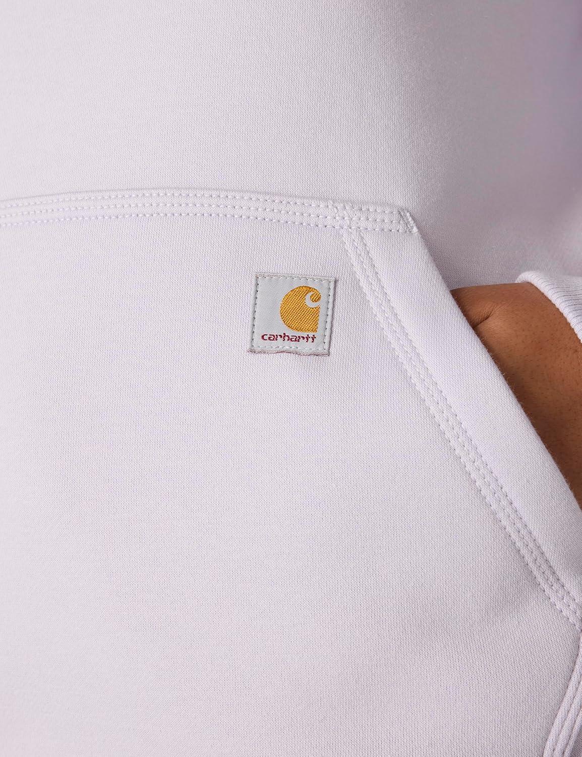 imageCarhartt Womens Relaxed Fit Midweight Logo Sleeve Graphic SweatshirtMicaWisteria