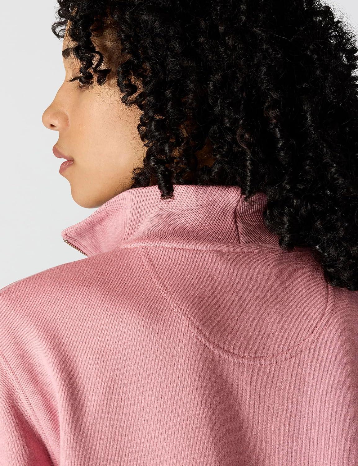 imageCarhartt Womens TENCEL Fiber Series Relaxed Fit HalfZip SweatshirtRose Tint