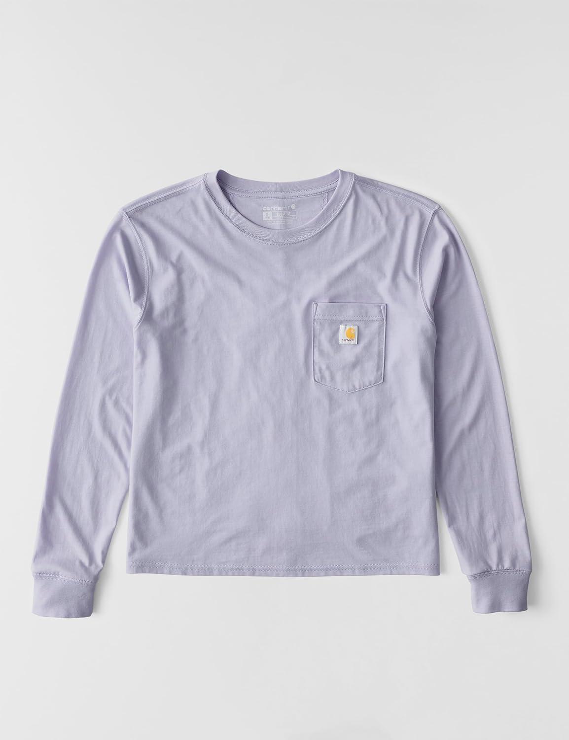 imageCarhartt Womens Tencel Fiber Series Loose Fit LongSleeve Pocket TShirtMica