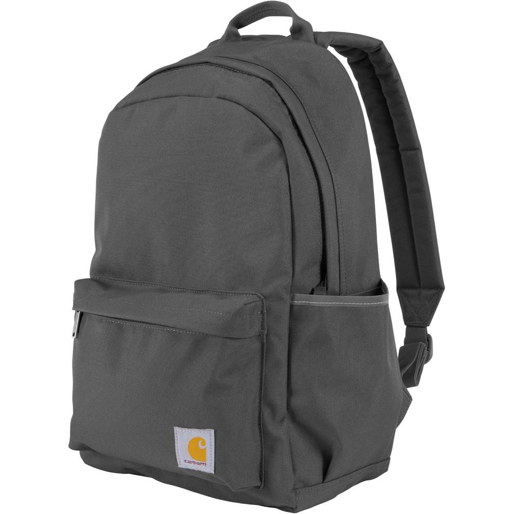 imageCarhartt 21L Classic Laptop Backpack WaterResistant Pack W 15quot Laptop Sleeve and Organizational Compartments PFAS Free Carhartt BrownGravel