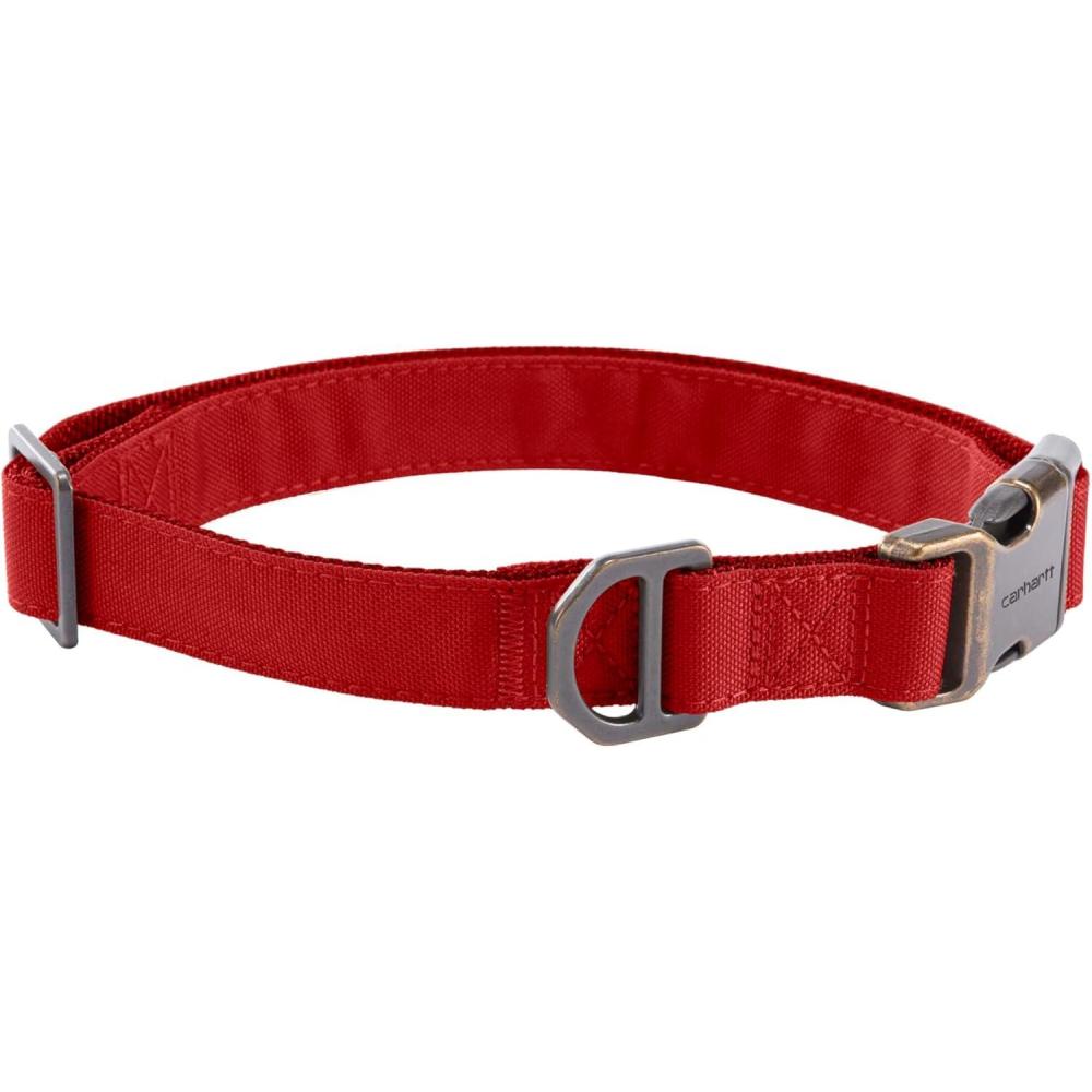 imageCarhartt Gear P0000568 Field Dog Collar Medium Carhartt BrownIndustry Red