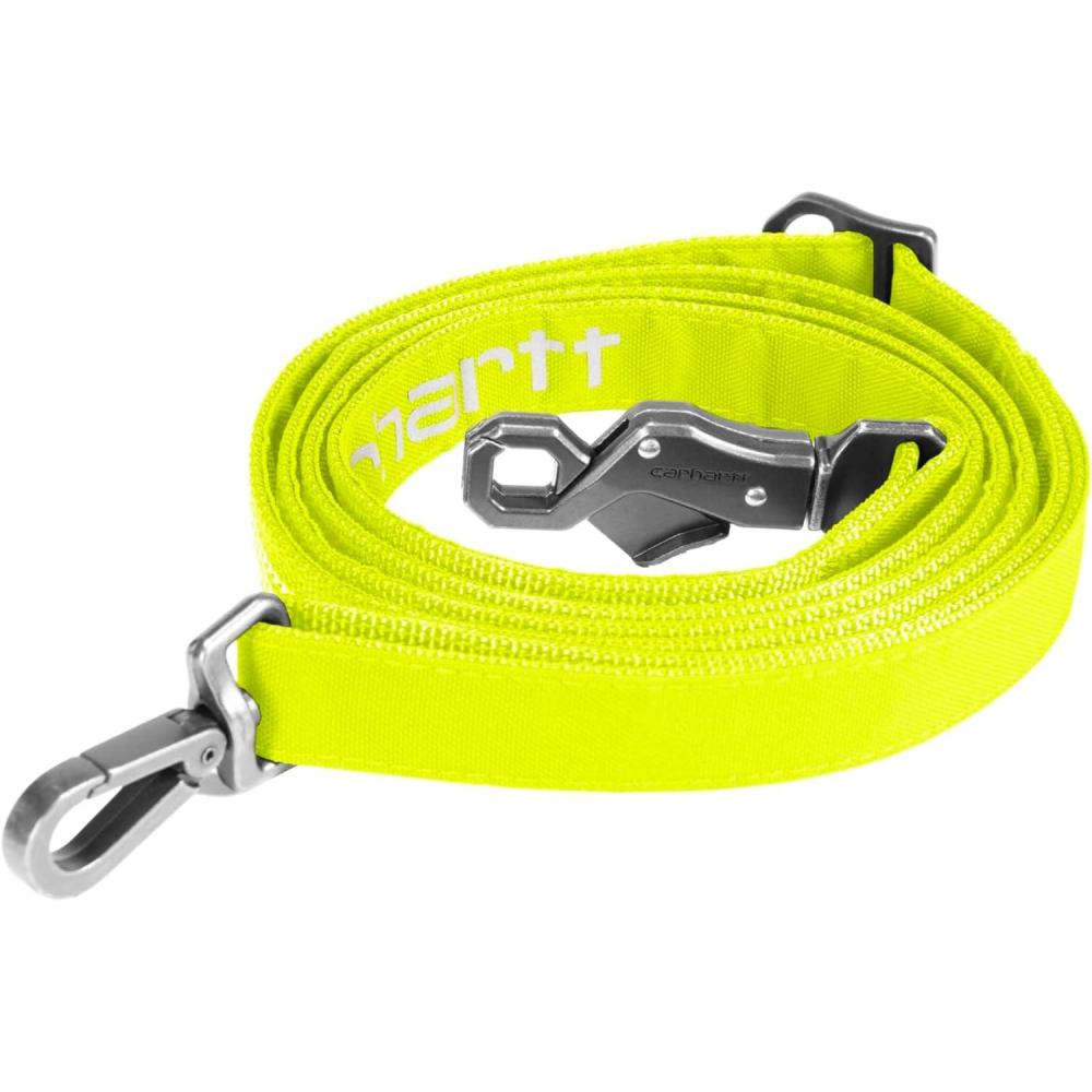 imageCarhartt Gear P0000569 Field Dog Leash Large Carhartt BrownBright Lime