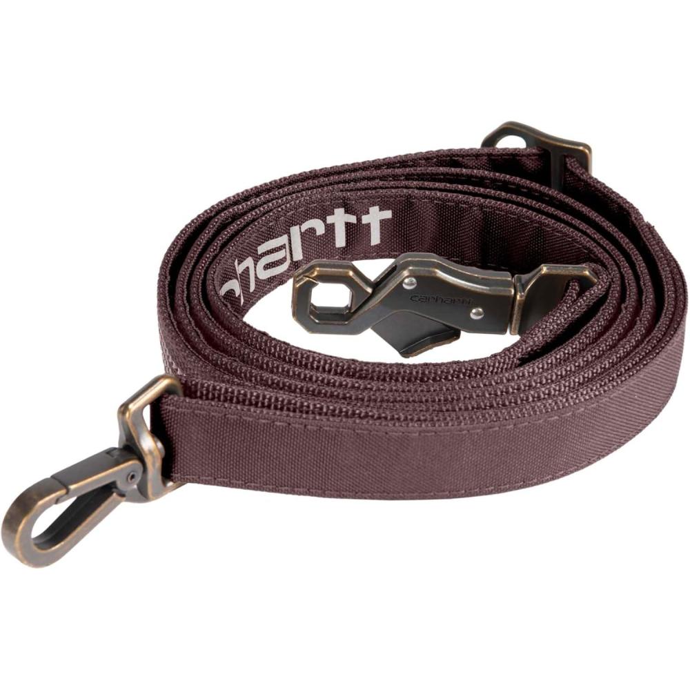 imageCarhartt Gear P0000569 Field Dog Leash Large Carhartt BrownDeep Wine