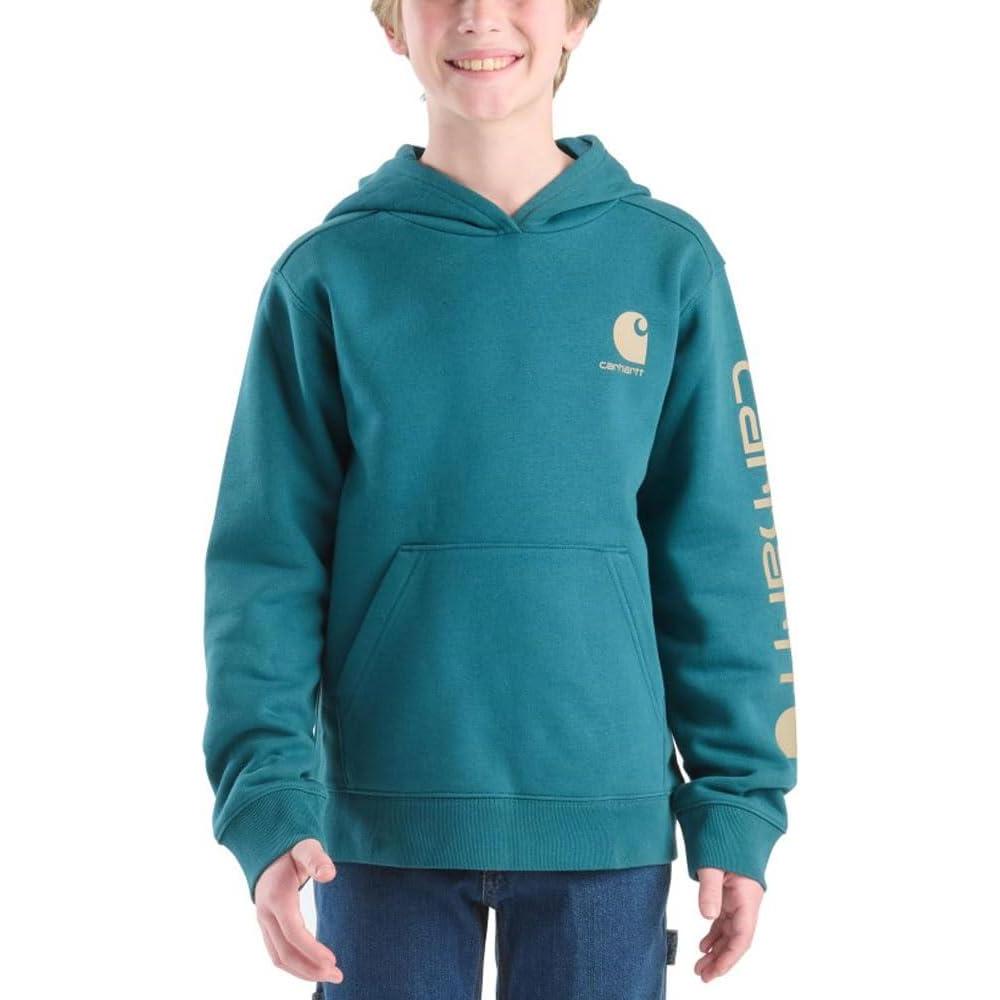 imageCarhartt Kids CA6272 LongSleeve Graphic Sweatshirt  BoysAtlantic Deep