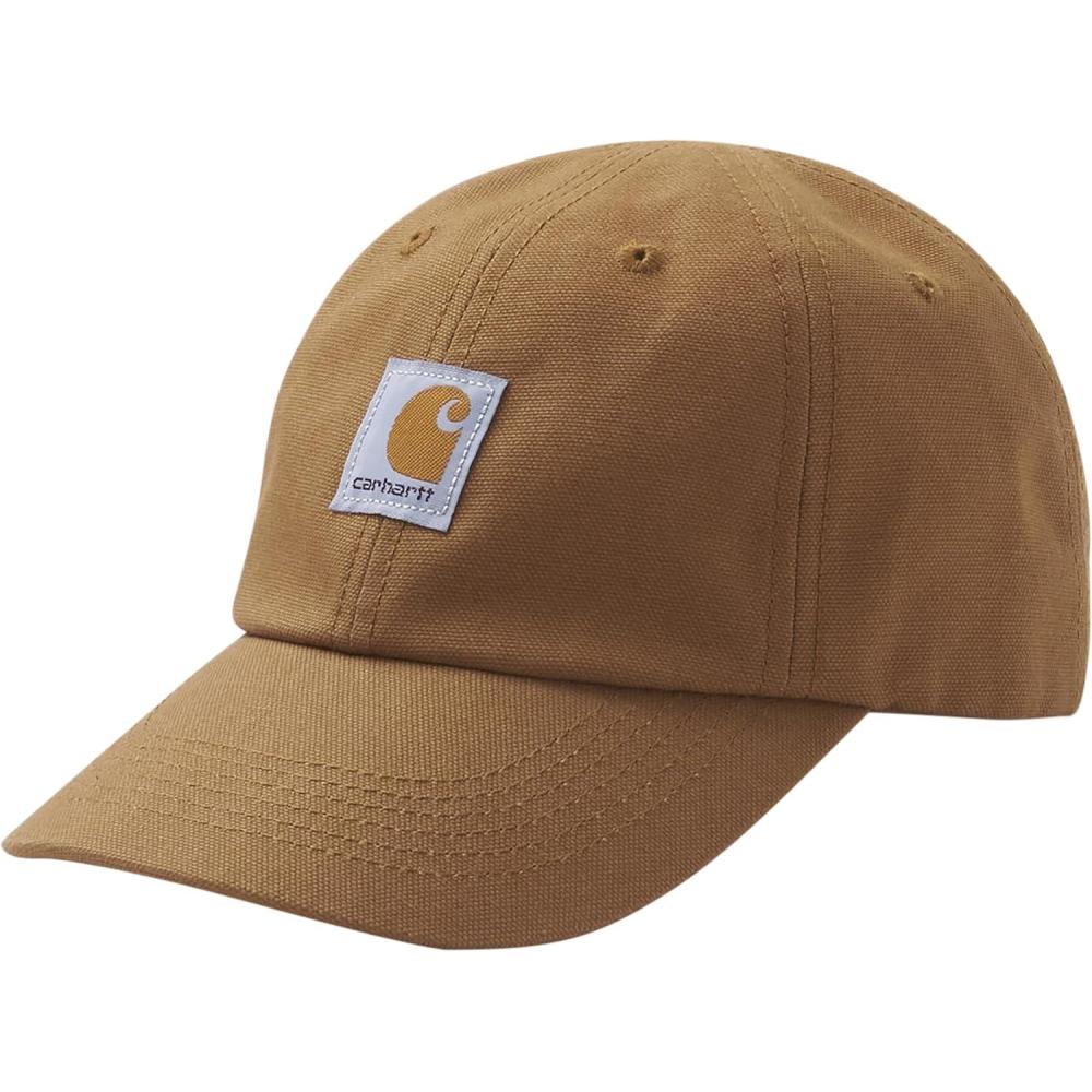 imageCarhartt Kids Signature Canvas Baseball Cap HatCarhartt Brown