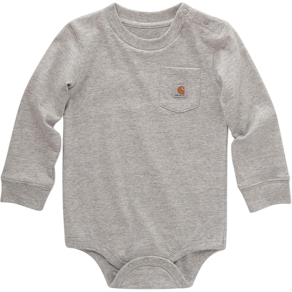 imageCarhartt LongSleeve Pocket BodysuitGrey Heather