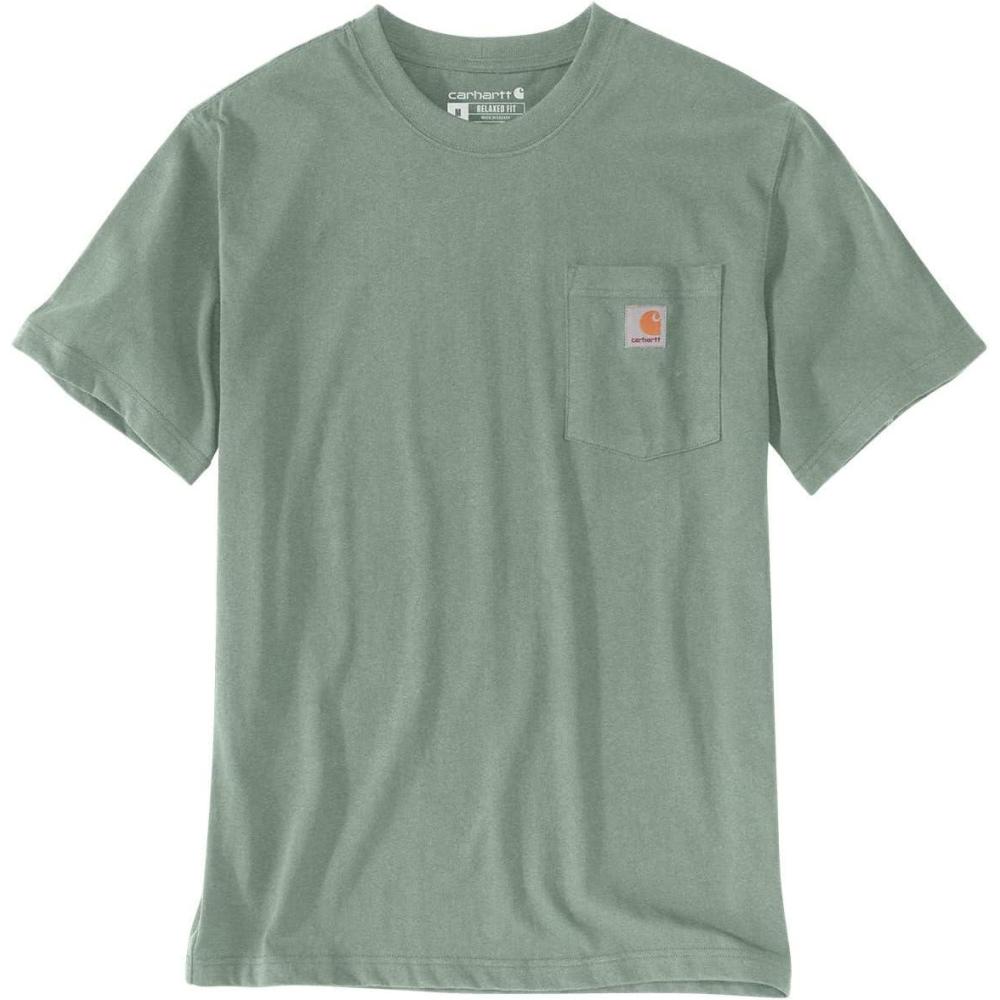 imageCarhartt Mens 103296 Relaxed Fit Workwear Pocket TShirtJade Heather