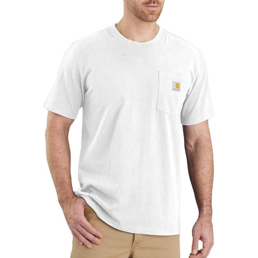 imageCarhartt Mens 103296 Relaxed Fit Workwear Pocket TShirtWhite
