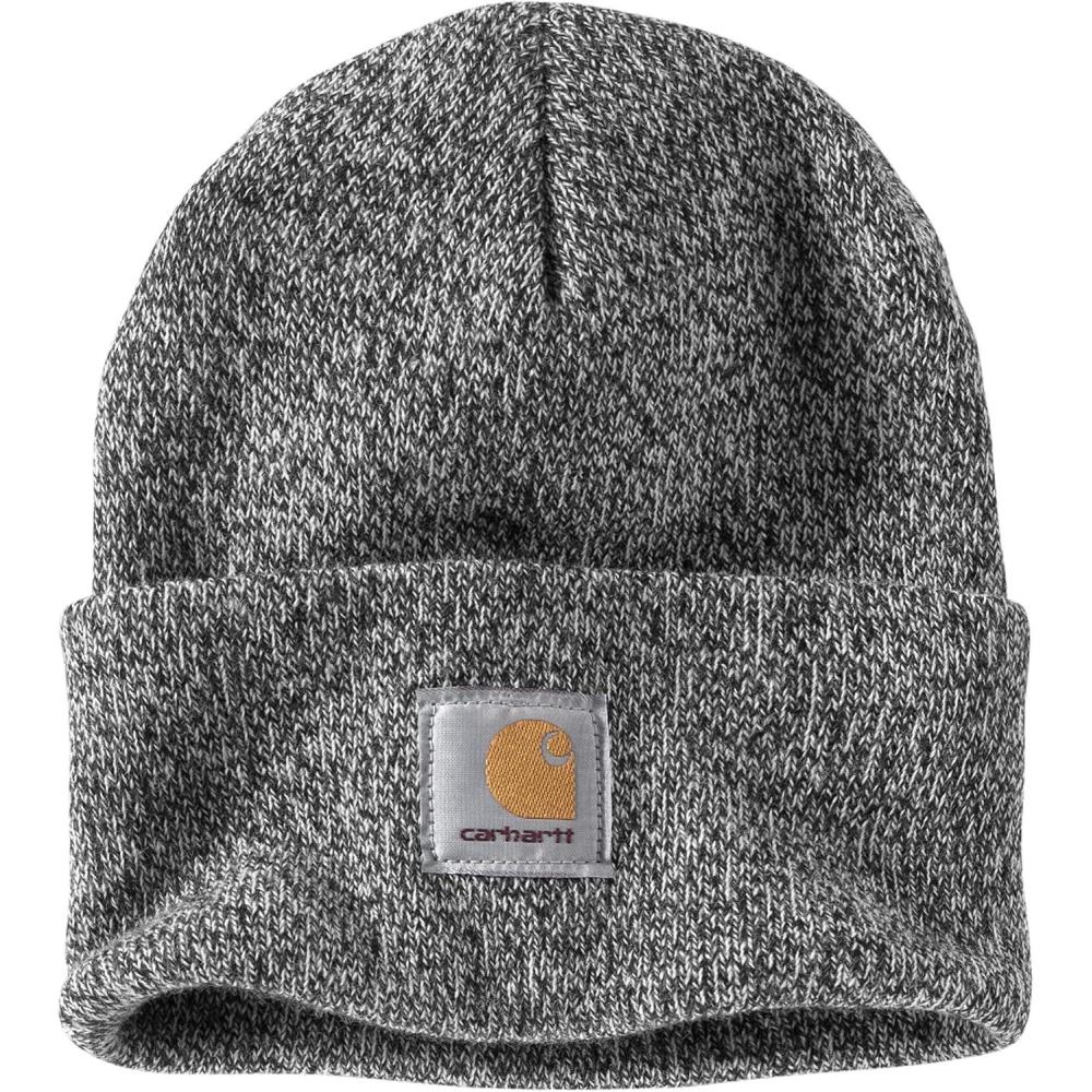 imageCarhartt Mens Knit Cuffed BeanieBlackWhite