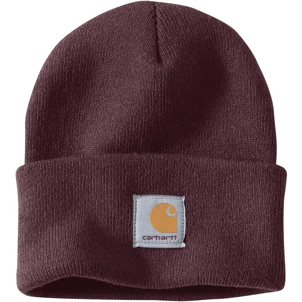 imageCarhartt Mens Knit Cuffed BeanieDeep Wine
