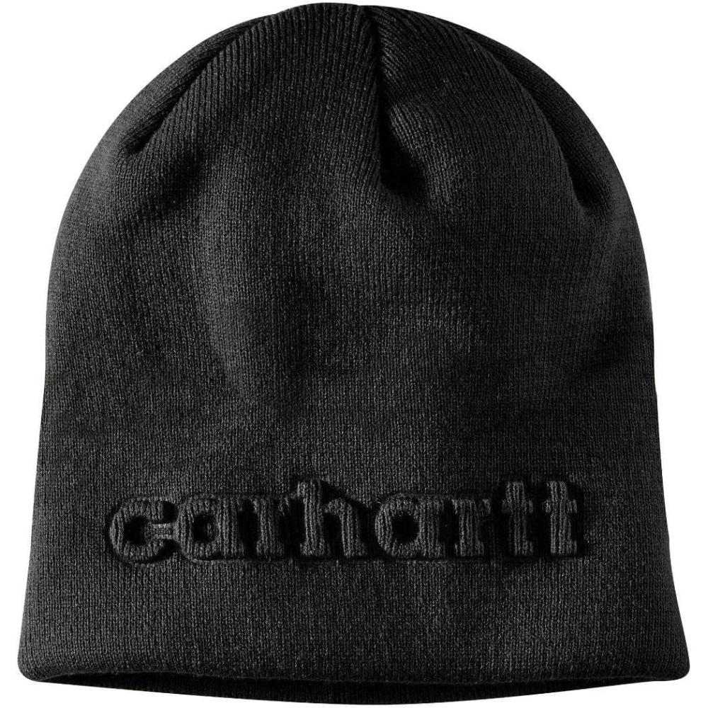 imageCarhartt Mens Knit Embossed BeanieBlack