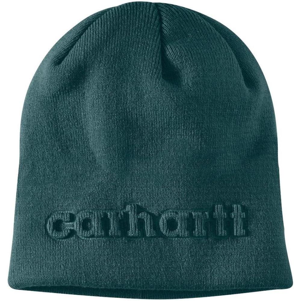 imageCarhartt Mens Knit Embossed BeanieGreenstone