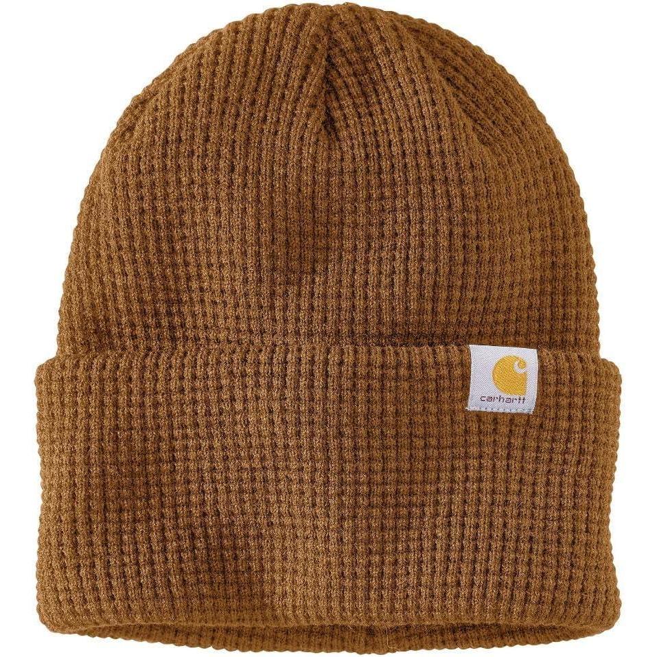 imageCarhartt Mens Knit Waffle BeanieCarhartt Brown