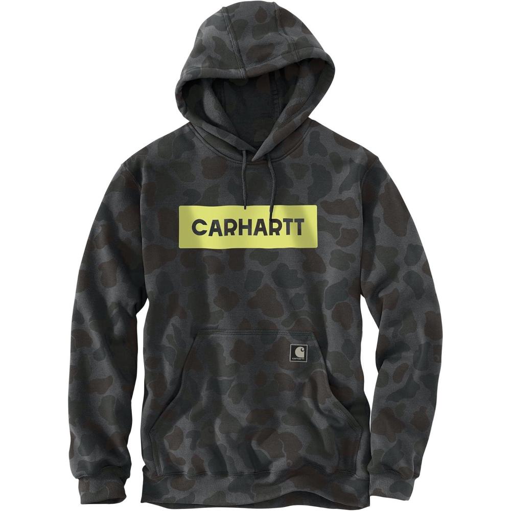 imageCarhartt Mens Loose Fit Midweight Camo Graphic SweatshirtShadow Signature Camo