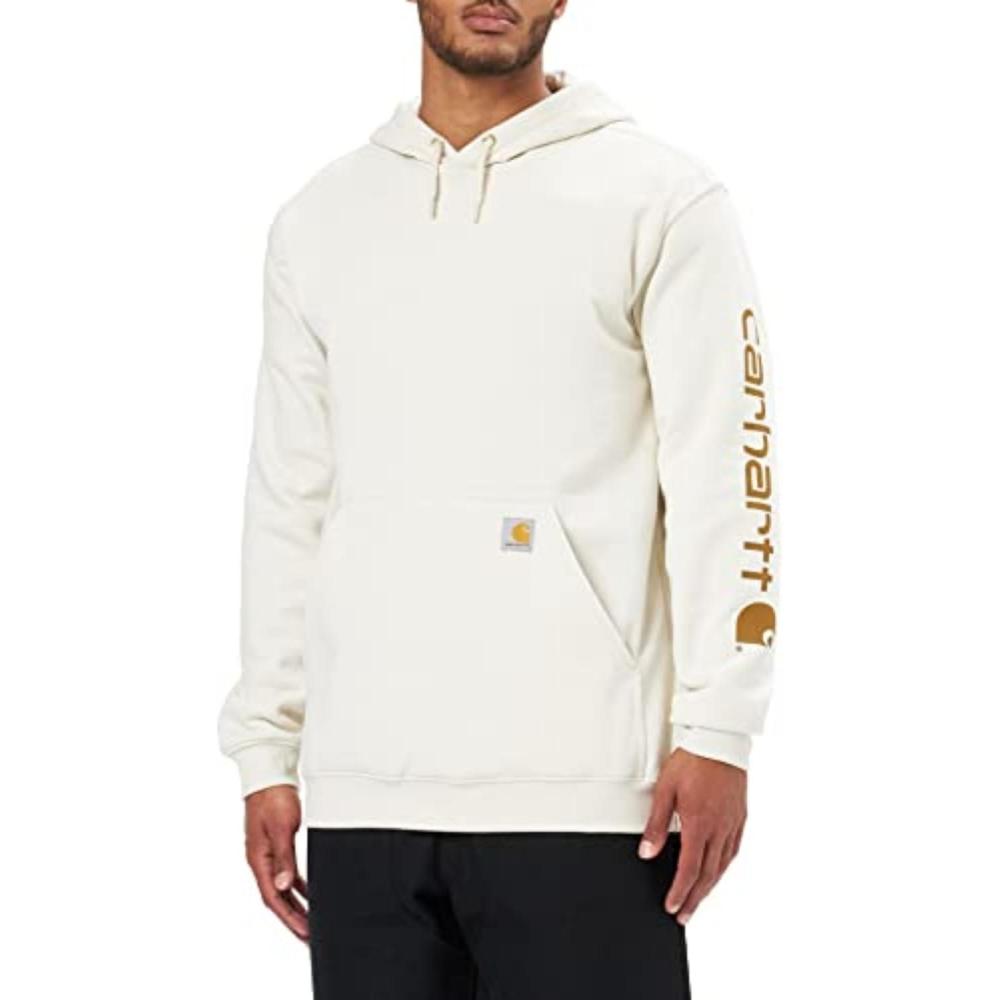 imageCarhartt Mens Loose Fit Midweight Logo Sleeve Graphic SweatshirtMalt