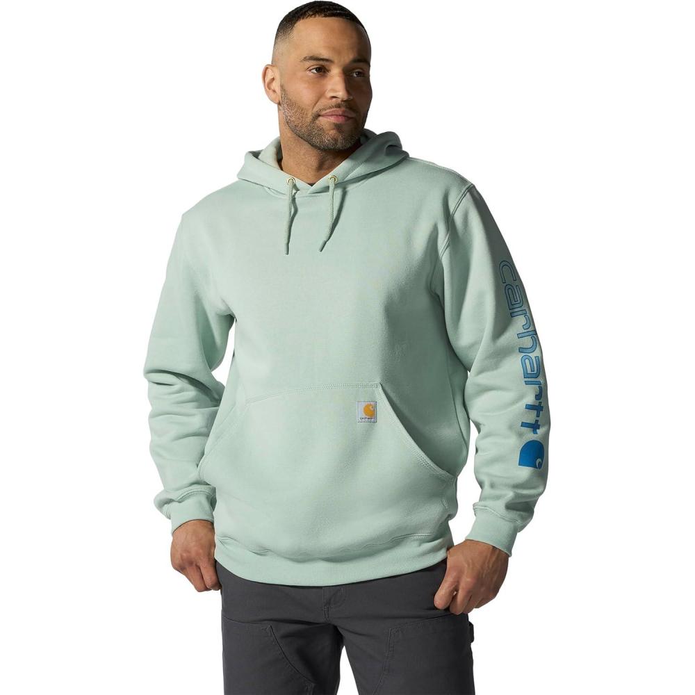 imageCarhartt Mens Loose Fit Midweight Logo Sleeve Graphic SweatshirtSeabrook