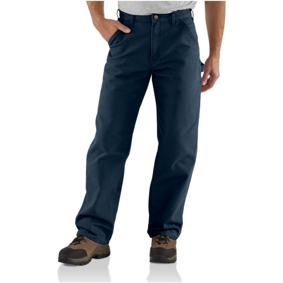 imageCarhartt Mens Loose Fit Washed Duck Utility Work PantMidnight