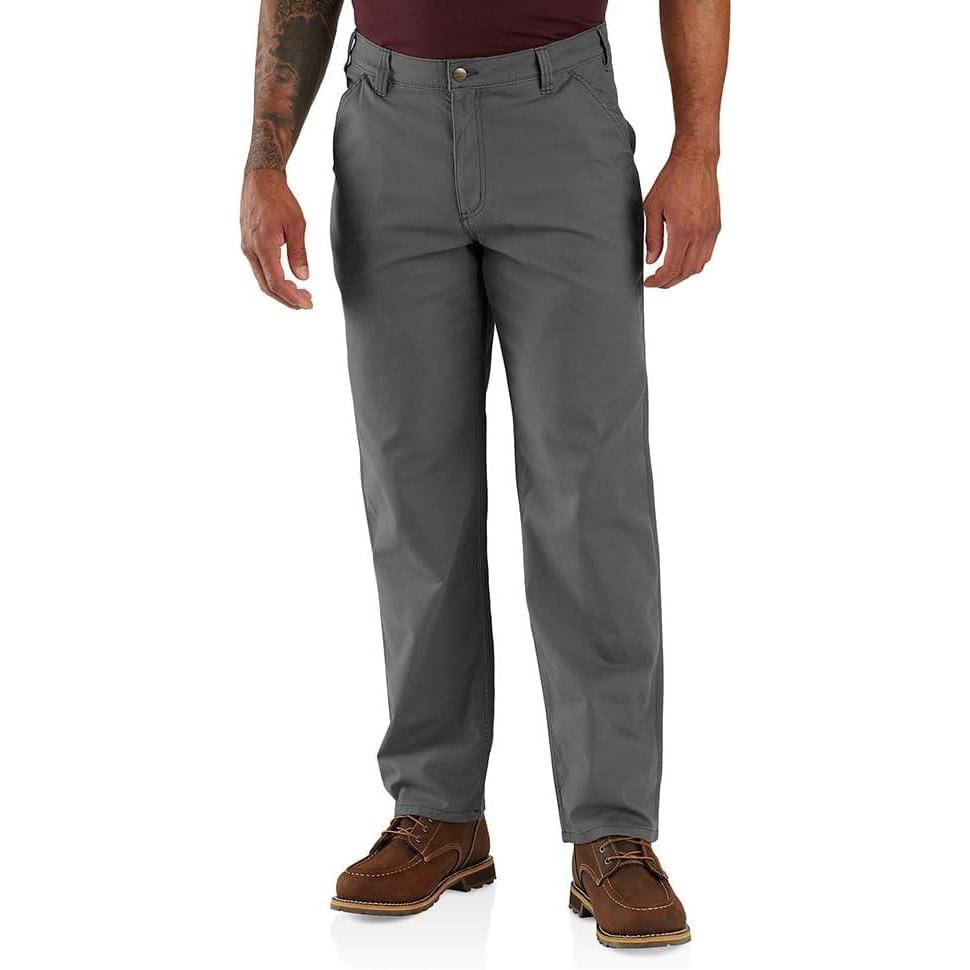 imageCarhartt Mens Loose Straight Rigby DungareeGravel