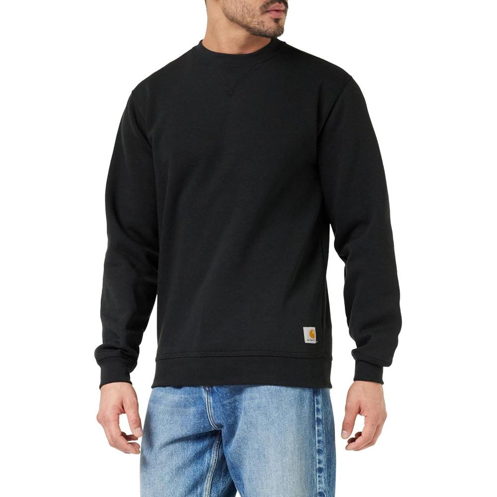 imageCarhartt Mens Midweight Crewneck SweatshirtBlack