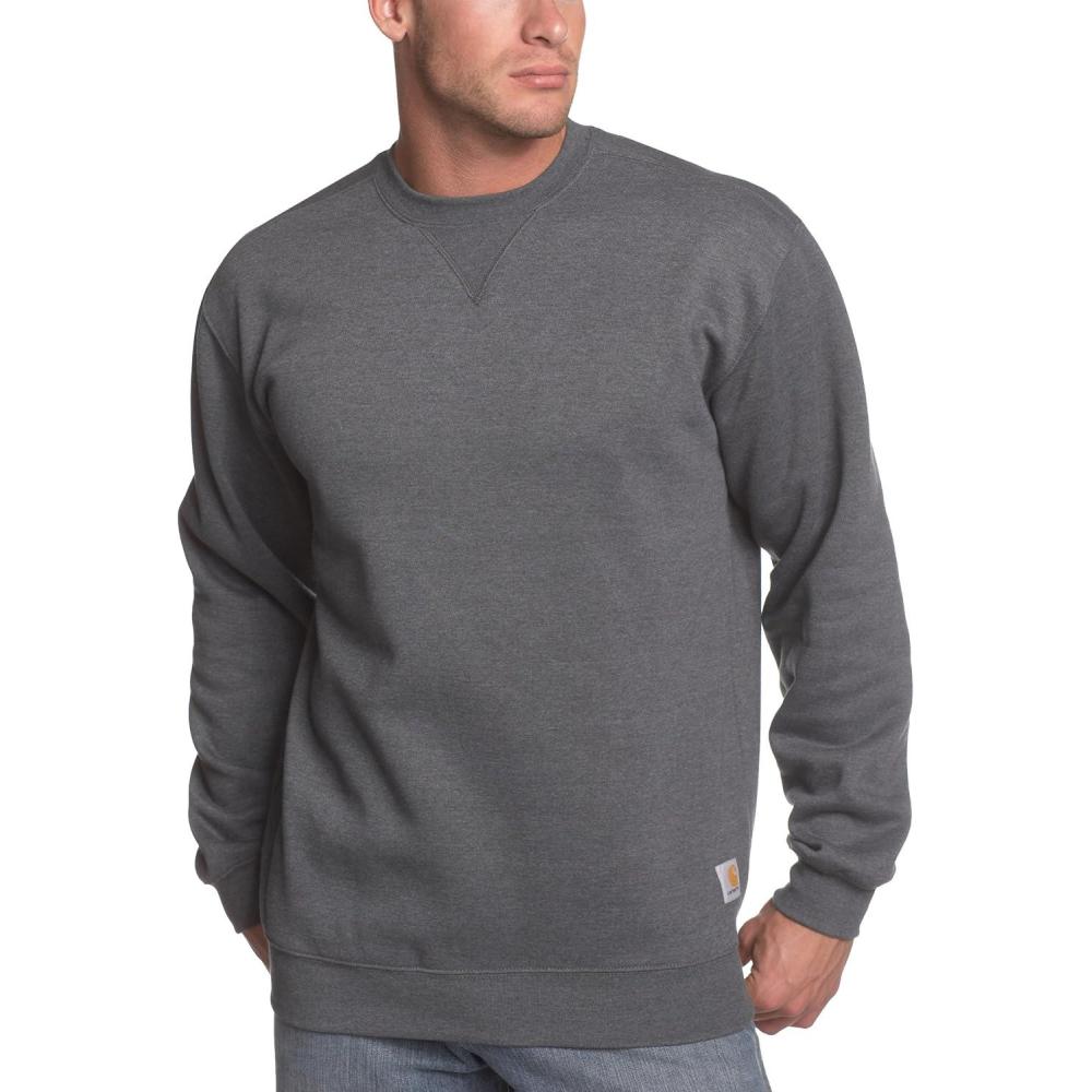 imageCarhartt Mens Midweight Crewneck SweatshirtCharcoal Heather