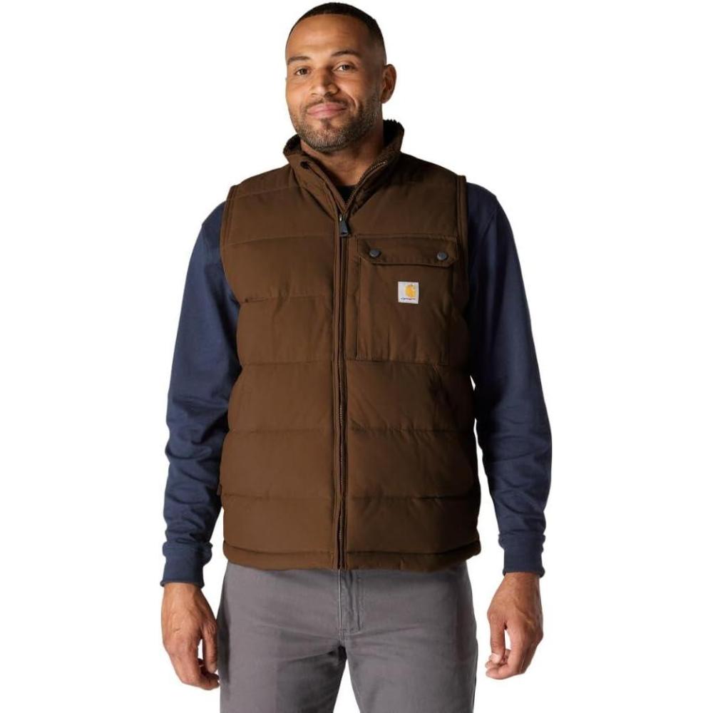imageCarhartt Mens Montana Loose Fit Insulated VestRed Duck