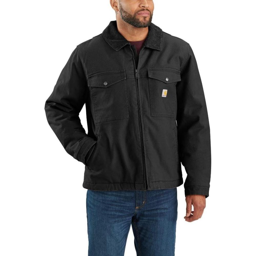 imageCarhartt Mens Montana Rugged Flex Duck Relaxed Fit Insulated JacketBlack