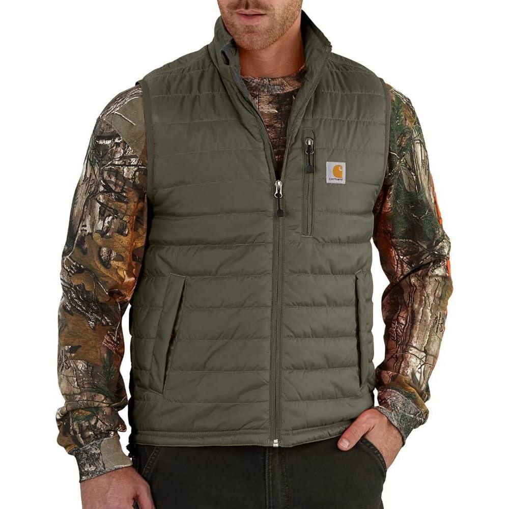 imageCarhartt Mens Rain Defender Relaxed Fit Lightweight Insulated VestMoss