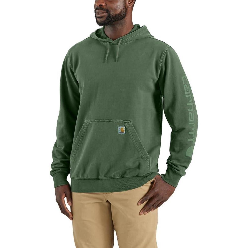 imageCarhartt Mens Relaxed Fit Midweight Garment Dyed French Terry Graphic SweatshirtMountain View