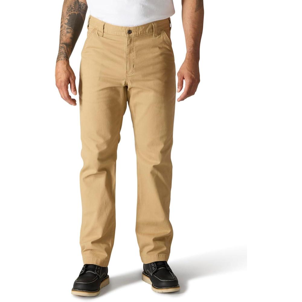 imageCarhartt Mens Relaxed Straight Rigby DungareeDark Khaki