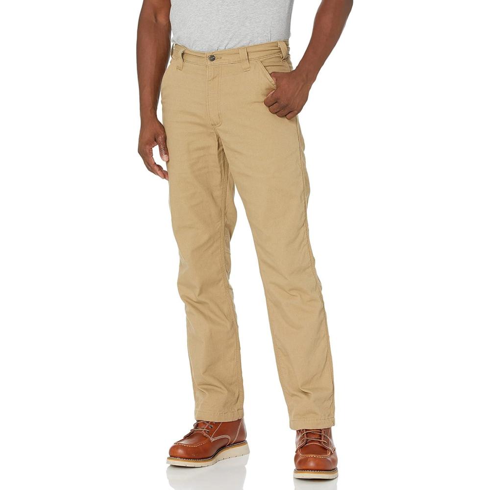 imageCarhartt Mens Relaxed Straight Rigby Lined DungareeDark Khaki