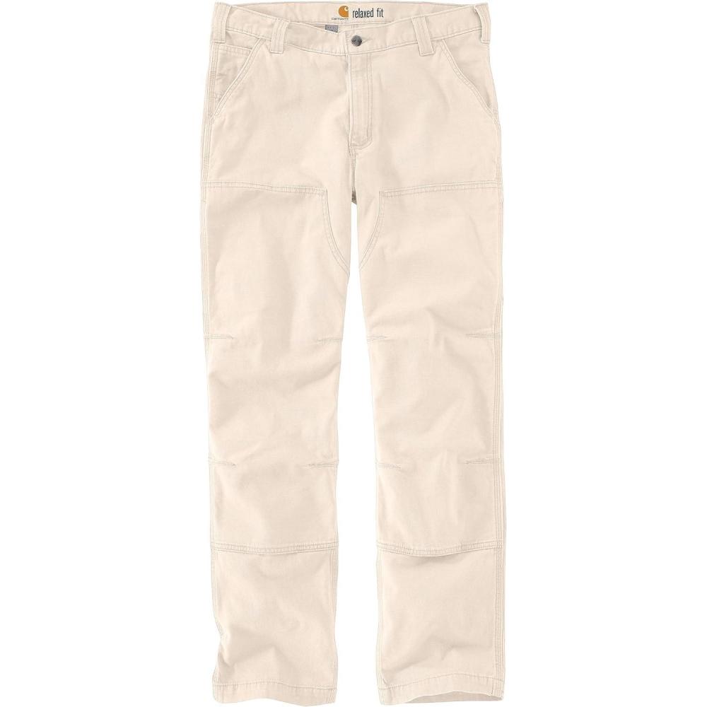 imageCarhartt Mens Relaxed Straight Rugged Flex DoubleFront Denim DungareeNatural