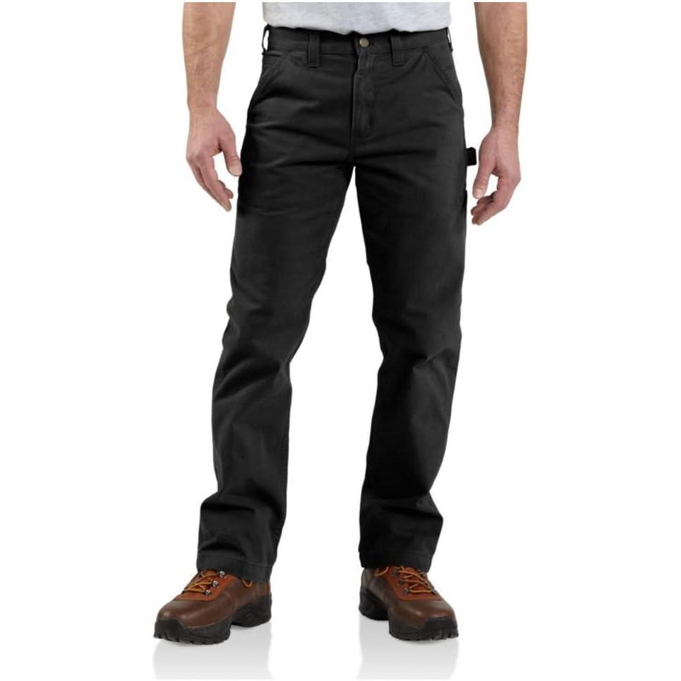 imageCarhartt Mens Relaxed Straight Twill DungareeBlack