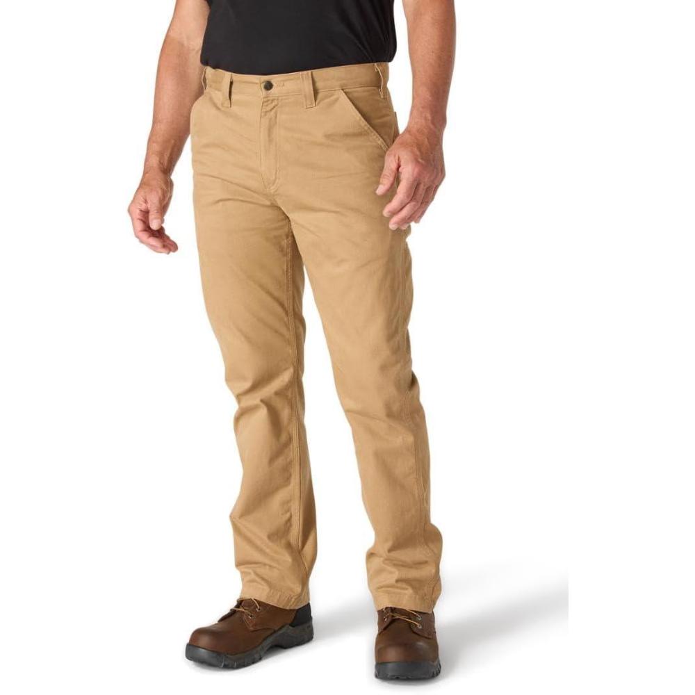 imageCarhartt Mens Relaxed Straight Twill DungareeDark Khaki