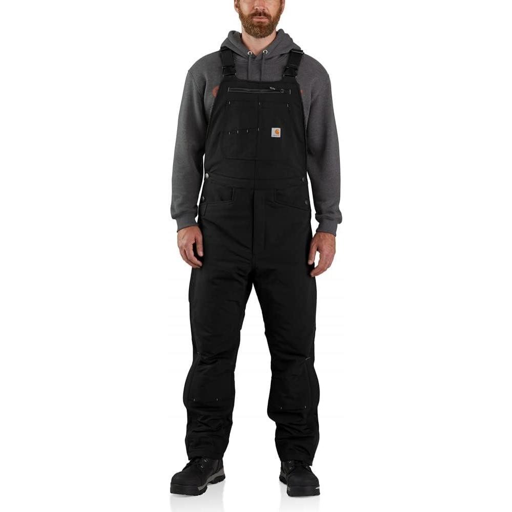 imageCarhartt Mens Super Dux Relaxed Fit Insulated Bib OverallBlack