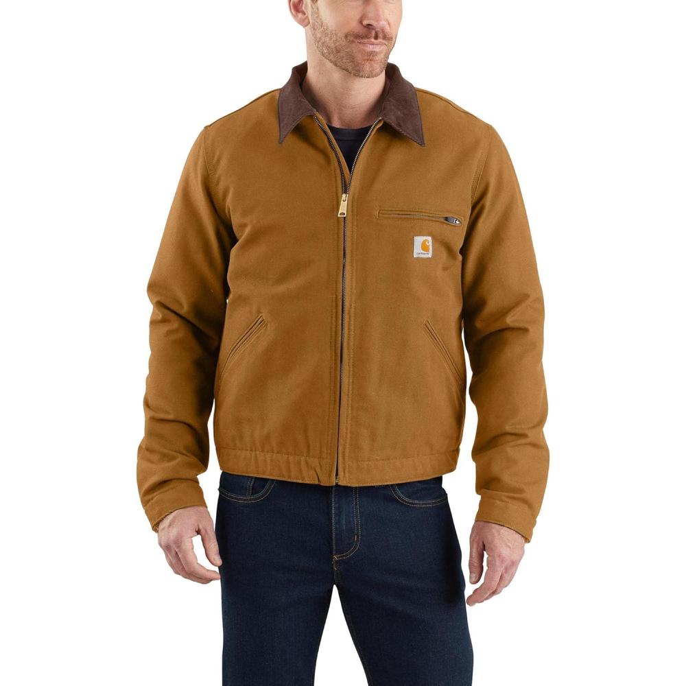 imageCarhartt Mens Tall Sandstone Detroit JacketCarhartt Brown