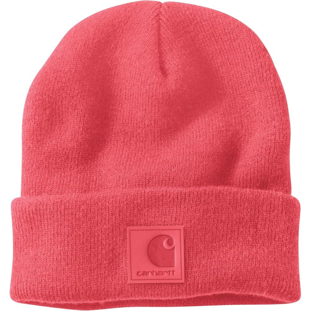 imageCarhartt Mens Tonal Patch BeaniePink Salmon