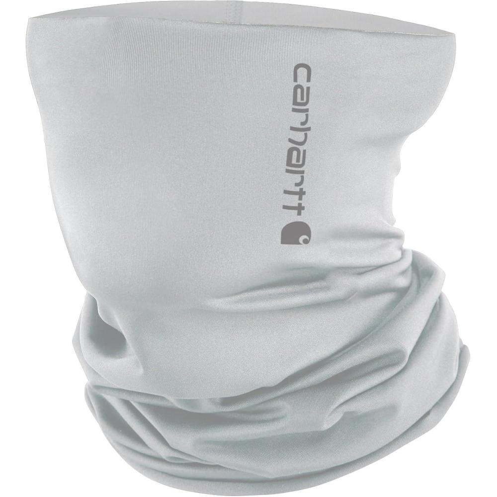 imageCarhartt Mens UP0271U Force Sun Defender AllSeason Neck GaiterLight Gray