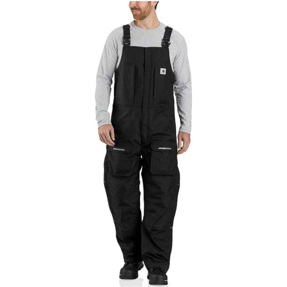 imageCarhartt Mens Yukon Extremes Loose Fit Insulated BiberallBlack