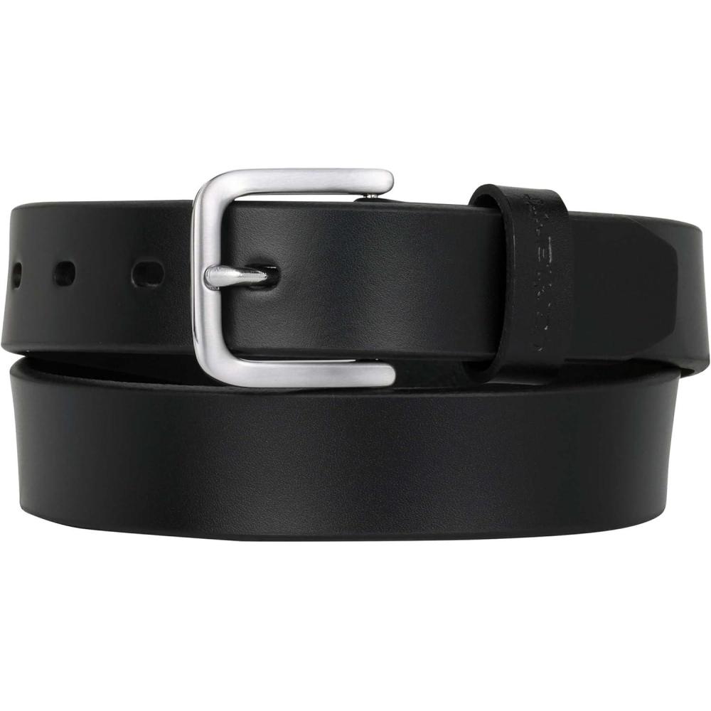 imageCarhartt Womens Casual Rugged Belts Available in Multiple Styles Colors ampamp SizesBlack With Nickel Finish
