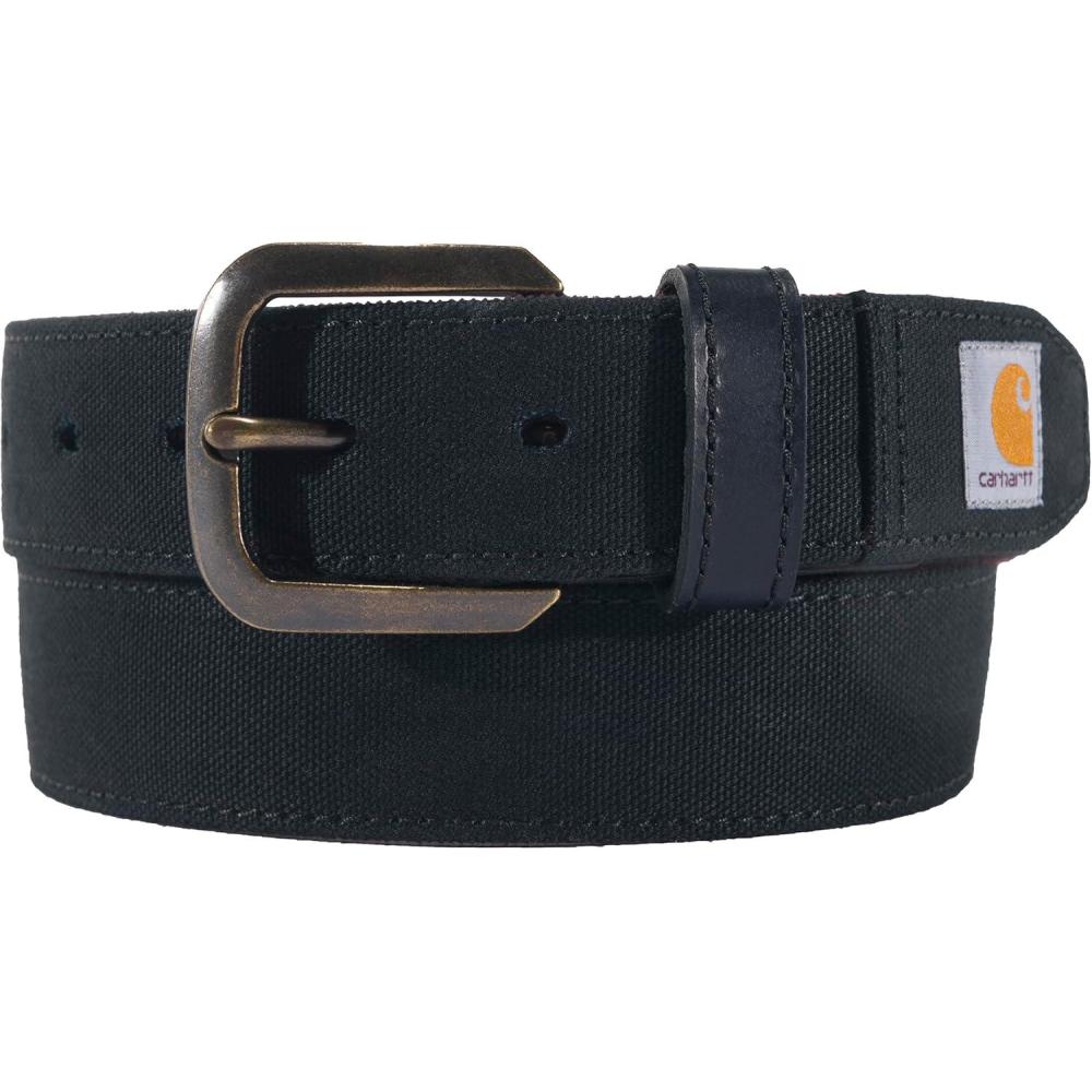 imageCarhartt Womens Casual Rugged Belts Available in Multiple Styles Colors ampamp SizesCanvas Duck Black
