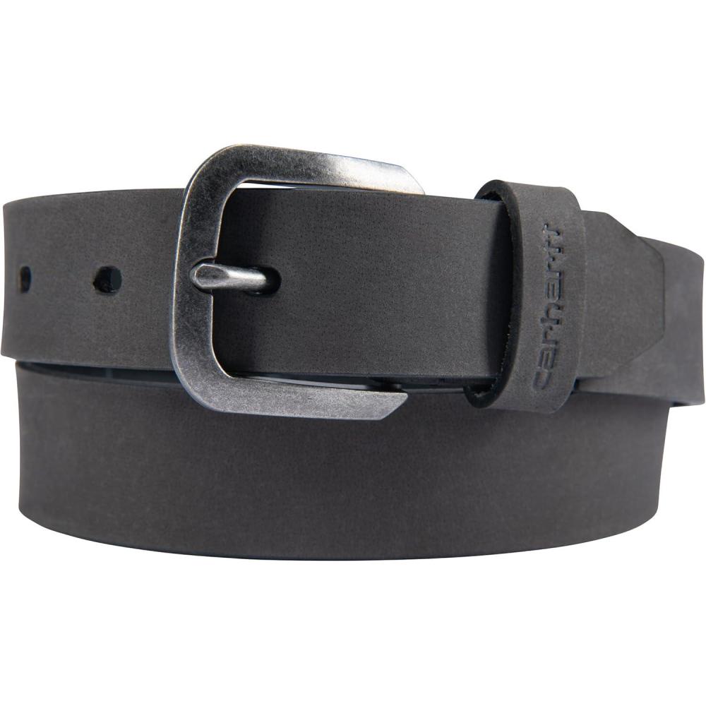 imageCarhartt Womens Casual Rugged Belts Available in Multiple Styles Colors ampamp SizesSaddle Leather Belt Black
