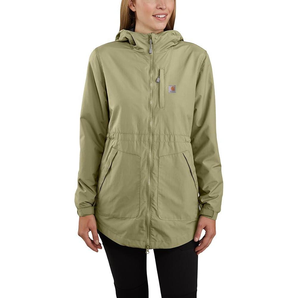 imageCarhartt Womens Rain Defender Relaxed Fit Lightweight CoatDried Clay