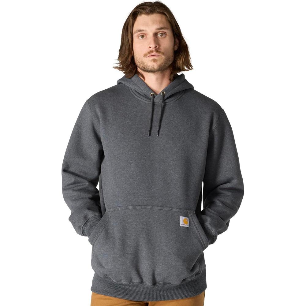 imageCarhartt mens Rain Defender Loose Fit Heavyweight SweatshirtCarbon Heather