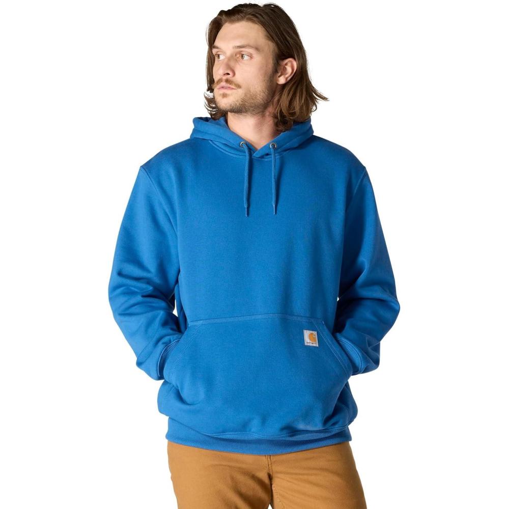 imageCarhartt mens Rain Defender Loose Fit Heavyweight SweatshirtDark Horizon Blue