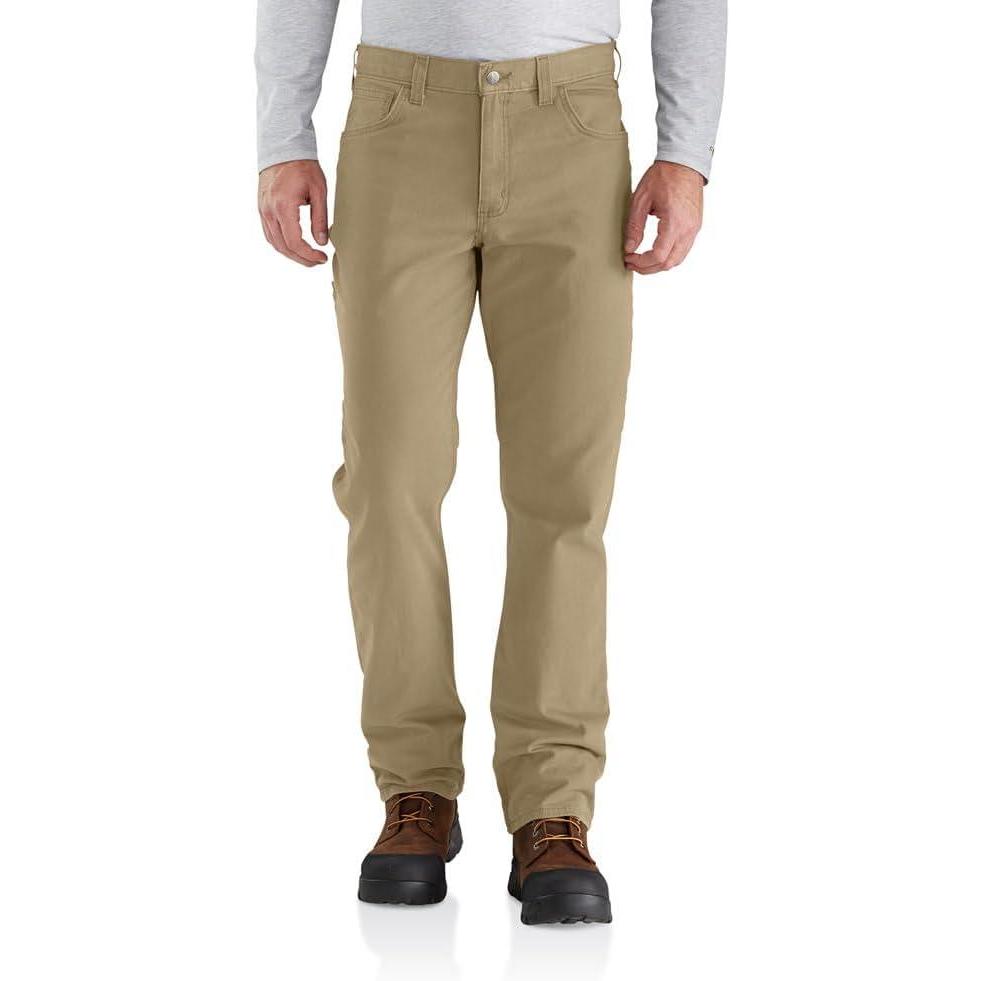 imageCarhartt mens Relaxed Straight Rigby PantDark Khaki