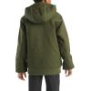 Carhartt Boys’ Flannel-Lined Hooded Canvas Insulated Zip-Up Jacket(Olive)